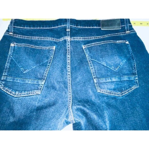Hudson Straight Jeans Men's Byron Five Pocket Stretch Dark Wash Sz 36 Fits 38x30 - Picture 13 of 13
